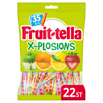 Fruittella X-plosions Uitdeel snoep Snoepmix Zak 204 gram xplosions