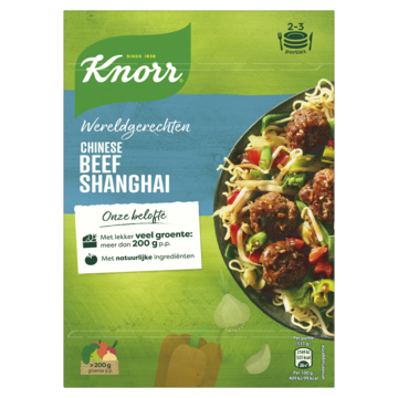 Knorr Wereldgerechten Maaltijdpakket Chinese Beef Shanghai 242g
