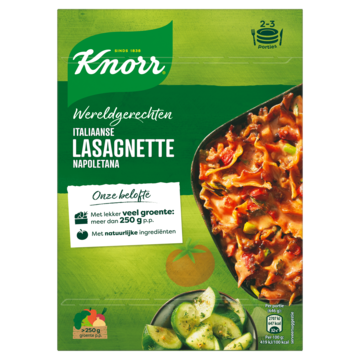 Knorr Wereldgerechten Maaltijdpakket Italiaanse Lasagnette Napoletana 240g
