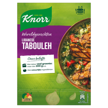 Knorr Wereldgerechten Maaltijdpakket Libanese Tabouleh 237g