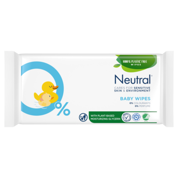 Neutral 0% Baby Wipes Parfumvrij 52 stuks