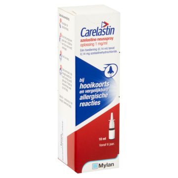 Carelastin Azelastine Neusspray Oplossing 1 mg/ml vanaf 6 Jaar 10ml