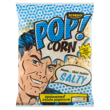 Dubbelzinnig Shinkan Oom of meneer Jumbo Zoute Popcorn 100g bestellen? - Koek, snoep, chocolade en chips —  Jumbo Supermarkten
