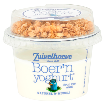 Boer'n yoghurt® naturel & muesli 170g