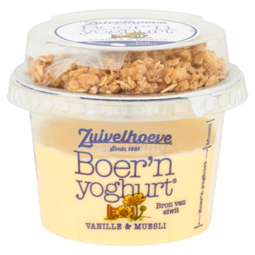 Boer'n yoghurt® vanille & muesli 170g