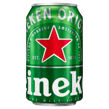 Heineken Premium Pilsener Bier Blik 24 x 33 cl Tray