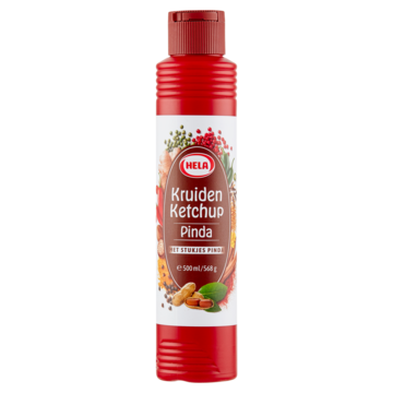 Hela Kruiden Ketchup Pinda 500ml
