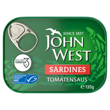 John West Sardines in tomatensaus MSC 135g