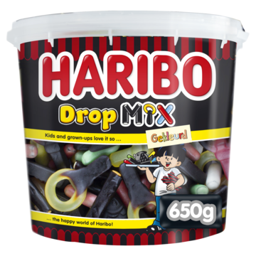 Haribo Dropmix Gekleurd 650g
