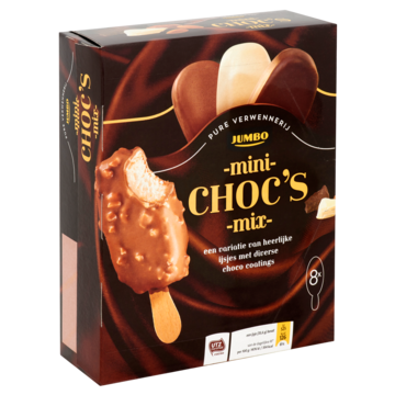 Jumbo Mini Chocolade Ijsjes Mix 8 Stuks