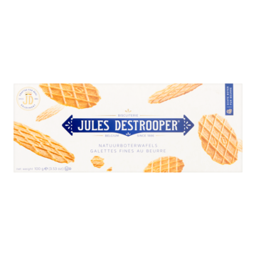 Jules Destrooper Natuurboterwafels 100g