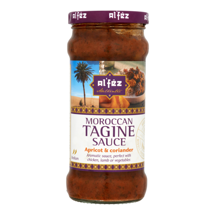 Al'Fēz Moroccan Tagine Sauce Apricot & Coriander 350g Turks, Marokkaans