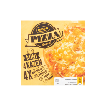 Jumbo Pizza Mini 4 Kazen 4 Stuks Bestellen Diepvries Jumbo Supermarkten