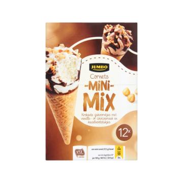 Lichaam Tweede leerjaar Uitdaging Jumbo Cornets Mini Mix Ijsjes 12 Stuks bestellen? - Diepvries — Jumbo  Supermarkten
