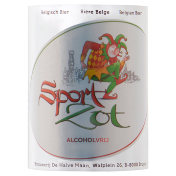 Sportzot Belgisch Bier Alcoholvrij Fles 33cl