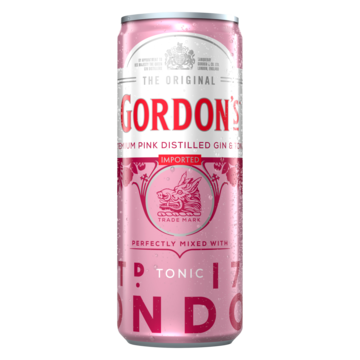 Gordon's Premium Pink Distilled Gin & Tonic 250ml
