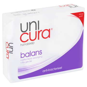 Unicura Balans Antibacteriële Tabletzeep 2 x 90g