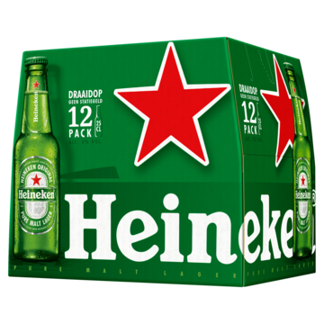 Heineken Premium Pilsener Bier Draaidop Fles 12 x 25cl