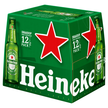 Heineken Premium Pilsener Bier Draaidop Fles 12 x 25cl
