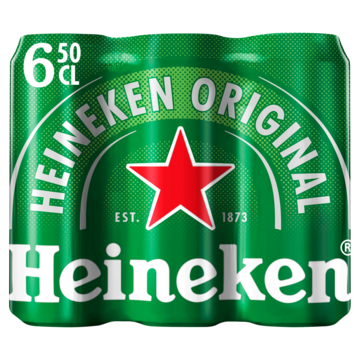Heineken Premium Pilsener Bier Blik 6 x 50cl