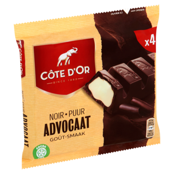 Côte d'Or Pure chocolade Advocaat Smaak 4 x 47, 5g