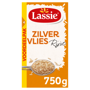 Lassie Zilvervliesrijst Voordeelpak 750g