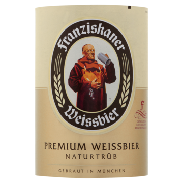 Franziskaner Weissbier Naturtrüb Premium Hefe - Weissbier Fles 0, 5L