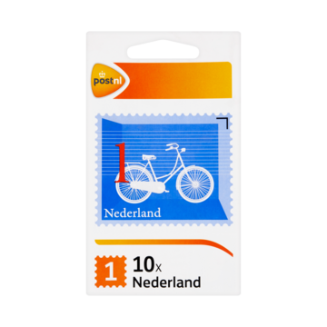 PostNL Nederland 1 Postzegels Holland 10 Stuks