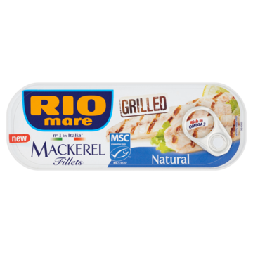 RIO MARE Makrelenfilets In Natur – 120 G Dose, Gegrillt, Made In Italy