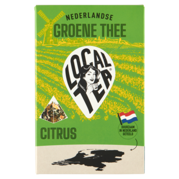 LocalTea Nederlandse Groene Thee Citrus 10 Stuks