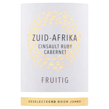 Jumbo Huiswijn - Fruitig - Zuid-Afrika - Cinsault - Ruby Cabernet - 250ML