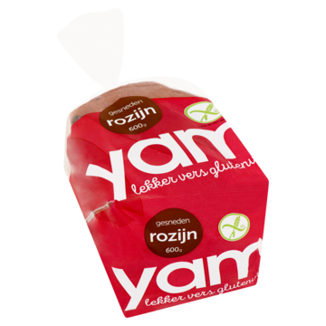 Yam - Rozijnenbrood Glutenvrij