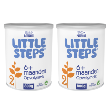 Nestlé Little Steps® 2 Opvolgmelk Standaard Flesvoeding 6+ 2x800g