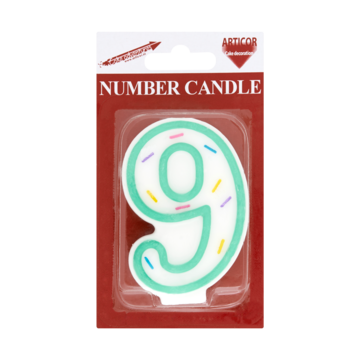 Articor Number Candle 9
