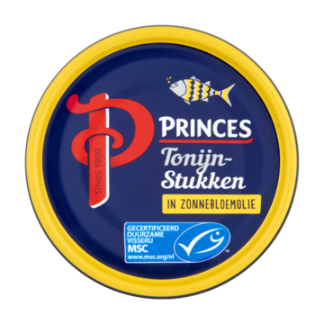 Princes Tonijnstukken in Zonnebloemolie MSC 100g