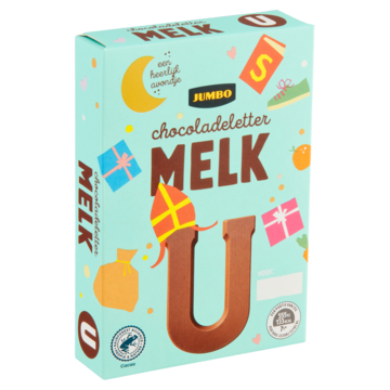 Jumbo Chocoladeletter Melk U 65g