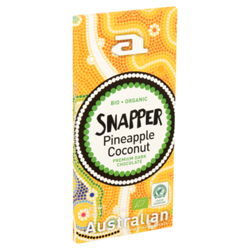 Australian Snapper Pineapple Coconut Premium Dark Chocolate 100g