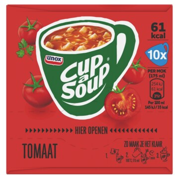 Unox Cup-a-Soup Tomaat 10 x 175ml
