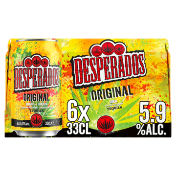 Desperados Original Bier Blik 6 x 33cl