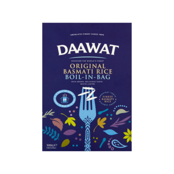Daawat Original Basmati Rice Boil-in-Bag 4 x 125g