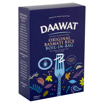 Daawat Original Basmati Rice Boil-in-Bag 4 x 125g