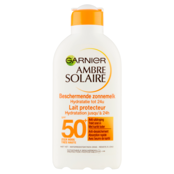 Garnier Ambre Solaire Beschermende Zonnemelk SPF 50+ 200ml bestellen ...