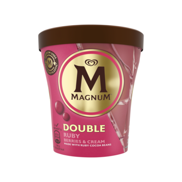 Magnum Pint IJs Double Ruby Berries & Cream 440ml
