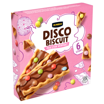 Jumbo Disco Biscuit 6 Stuks