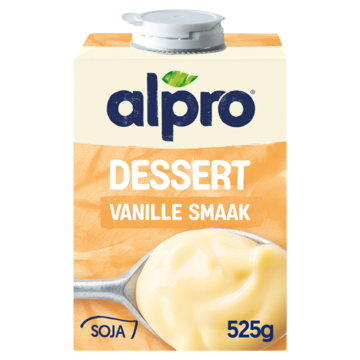 Alpro Dessert Vanille Smaak Houdbaar 525g