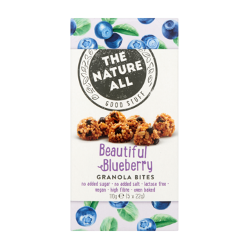 The Nature All Beautiful Blueberry Granola Bites 5 x 22g