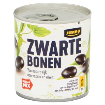 Jumbo Zwarte Bonen 200g