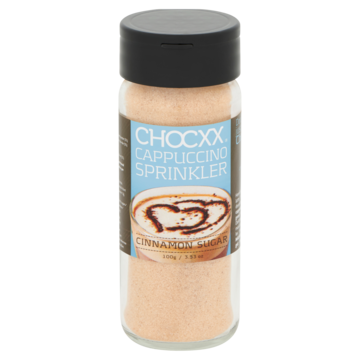 Chocxx Cappuccino Sprinkler Cinnamon Sugar 100g
