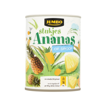 Jumbo Ananasstukjes op Siroop 567g