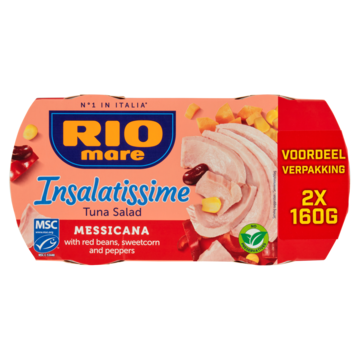 Rio Mare Insalatissime Tuna Salad Messicana Voordeelverpakking 2 x 160g